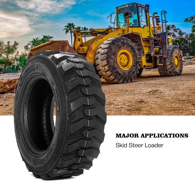 10x16.5 SKS Skid Steer Tires 12PR 2Pcs / 4Pcs