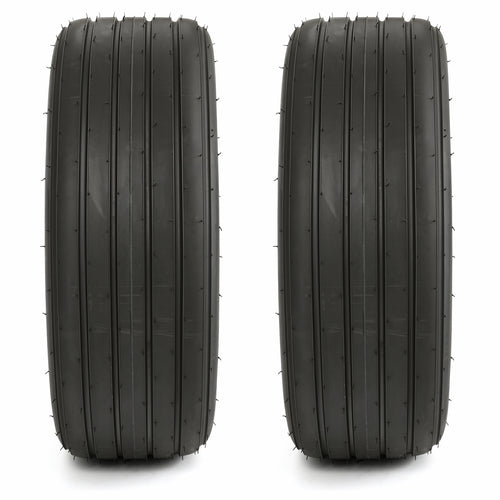2-Pack 11Lx15 Farm Implement Tubeless Tires 12-Ply Rated Heavy-Duty I-1 Ribbed Equipment Replacement