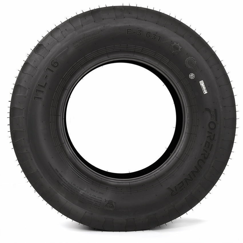2-Pack 11Lx16 Farm Implement Tubeless Heavy Duty Agricultural Equipment Tires 12-Ply Rated