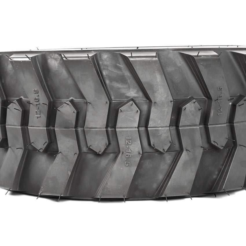 2-Pack 12x16.5 SKS Skid Steer Tires 12-Ply Rated Industrial Construction Replacement Tires