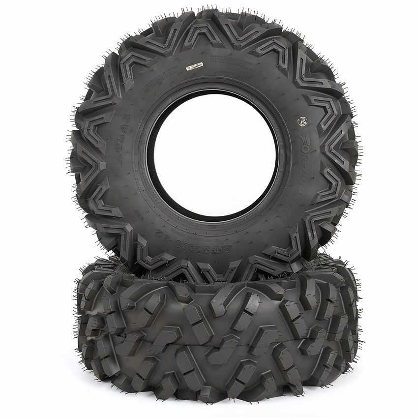 2-Pack 27X9-12 ATV/UTV All-Terrain Tires 6-Ply Rated