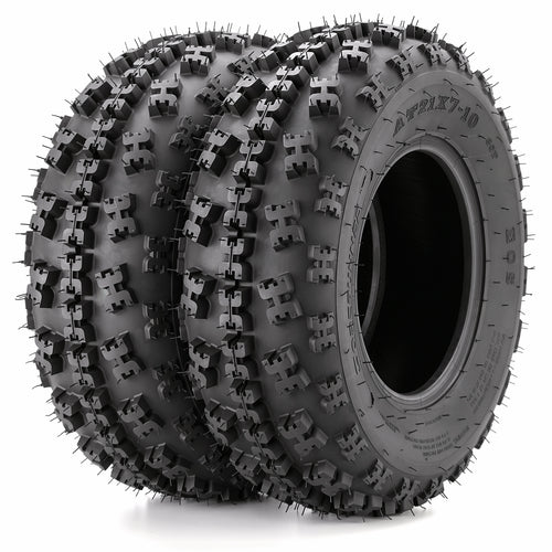 21x7-10 & 22x11-10 ATV/UTV Axle-Matched Front & Rear Off-Road Tire 6-Ply Rated