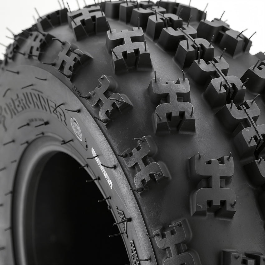 21x7-10 & 22x11-10 ATV/UTV Axle-Matched Front & Rear Off-Road Tire 6-Ply Rated