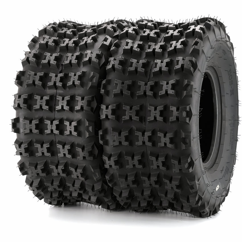 21x7-10 & 22x11-10 ATV/UTV Axle-Matched Front & Rear Off-Road Tire 6-Ply Rated