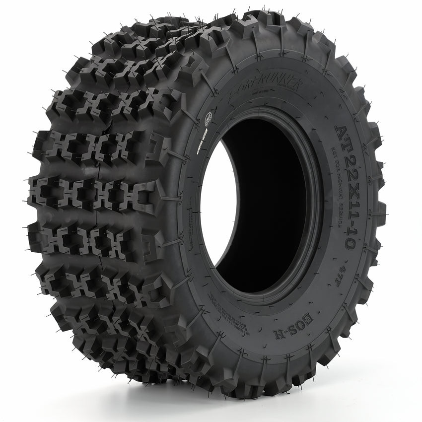21x7-10 & 22x11-10 ATV/UTV Axle-Matched Front & Rear Off-Road Tire 6-Ply Rated