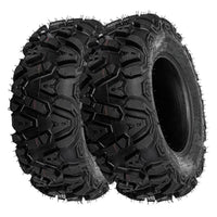 24x8-12 & 24x9-11 KNIGHT All-Terrain ATV/UTV Tires 6-Ply Tire Set