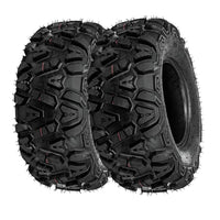 24x8-12 & 24x9-11 KNIGHT All-Terrain ATV/UTV Tires 6-Ply Tire Set