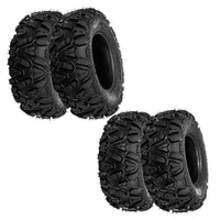 24x8-12 & 24x9-11 KNIGHT All-Terrain ATV/UTV Tires 6-Ply Tire Set