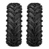 25x8-12 & 25x10-12 ATV / UTV Tires 6-Ply Rated MARS-B Pattern High-Grip Self-Cleaning Mud & Trail Tire Set