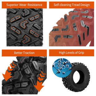 26x9-12 26x11-12 ATV / UTV All-Terrain Tires 6PR 2Pcs / 4Pcs