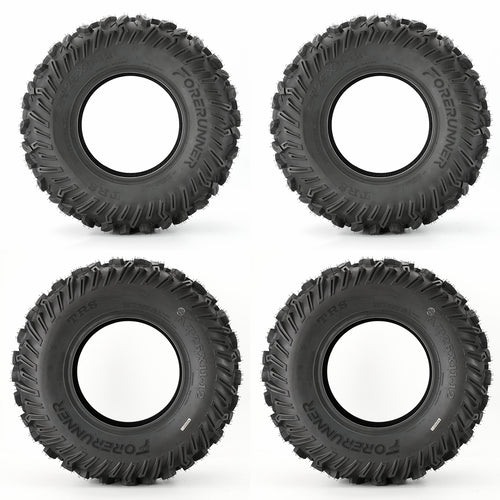 26x9-12 & 26x11-12 All-Terrain ATV/UTV Tires 6-Ply Rated Staggered Front & Rear Off-Road Tire Set