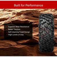 26x9-14 & 26x11-14 ATLAS All-Terrain 6-Ply ATV/UTV Tires Loose Dirt Mud Uneven Trails
