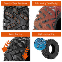 27X9-12 27X11-12 ATV / UTV All-Terrain Tires 6PR 2Pcs / 4Pcs