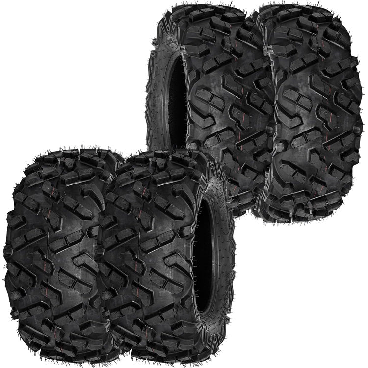 27x9-14 & 27x11-14 ATLAS 6-Ply All-Terrain ATV/UTV Tires Hard-Pack Soft Terrain & Sand