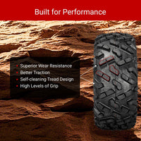 27x9-14 & 27x11-14 ATLAS 6-Ply All-Terrain ATV/UTV Tires Hard-Pack Soft Terrain & Sand