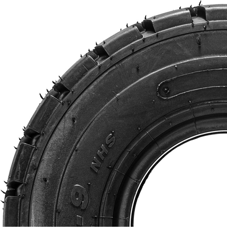 2pcs 6.00-9 QH201 Forklift Pneumatic Tires 10-Ply Heavy Duty Industrial Trail Tyres with Inner Tubes