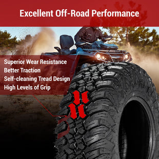 30X10-14 ATV / UTV All-Terrain Tires 8PR 2Pcs / 4Pcs