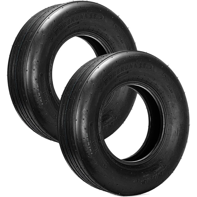 2pcs 9.5L-15 QH641 8Ply Agricultural Flotation Tire Farm Implement Tires for Wagon Baler Spreader Trailer Tractor