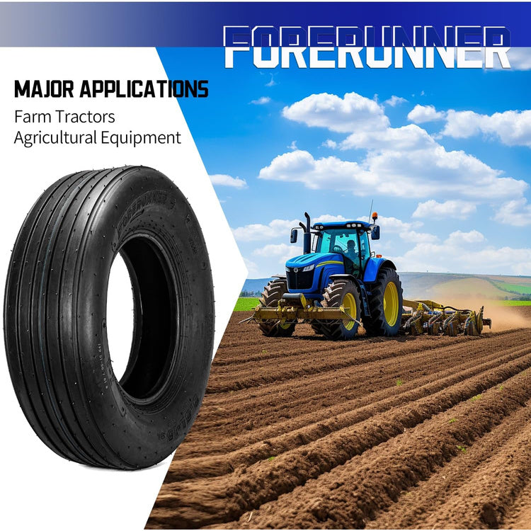 2pcs 9.5L-15 QH641 8Ply Agricultural Flotation Tire Farm Implement Tires for Wagon Baler Spreader Trailer Tractor